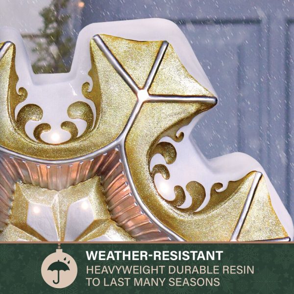 Fraser Hill Farm 36-in Ornament Free Standing Decoration with White LED Lights - Image 6