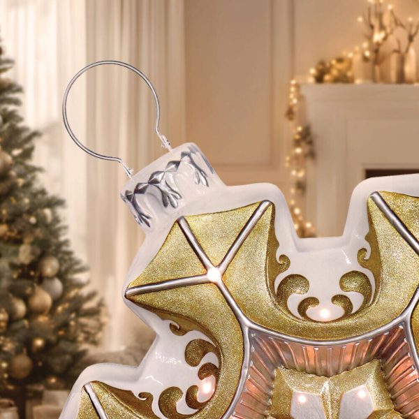 Fraser Hill Farm 36-in Ornament Free Standing Decoration with White LED Lights - Image 14