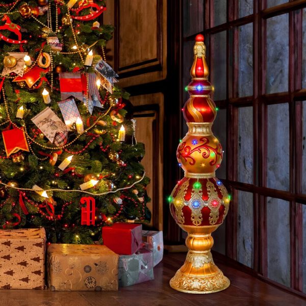 Fraser Hill Farm 48-in Ornament Free Standing Decoration with White LED Lights - Image 8