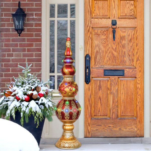 Fraser Hill Farm 48-in Ornament Free Standing Decoration with White LED Lights - Image 13
