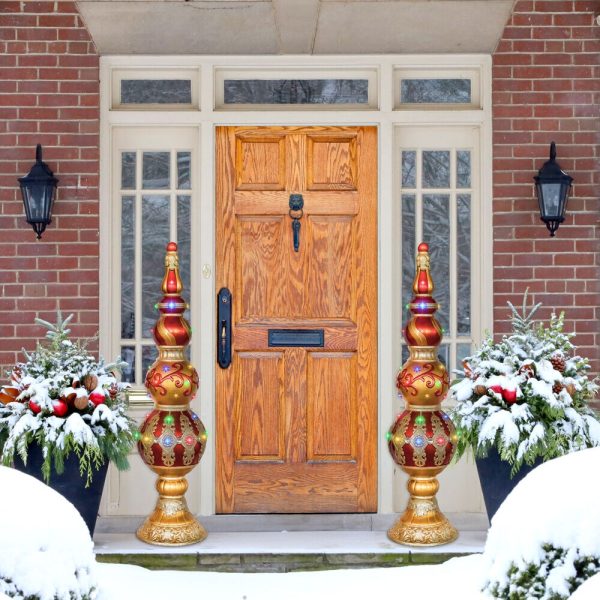 Fraser Hill Farm 48-in Ornament Free Standing Decoration with White LED Lights - Image 14