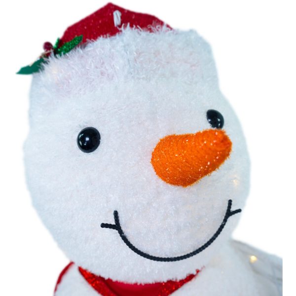 Fraser Hill Farm 72-in Snowman Free Standing Decoration with White LED Lights - Image 13