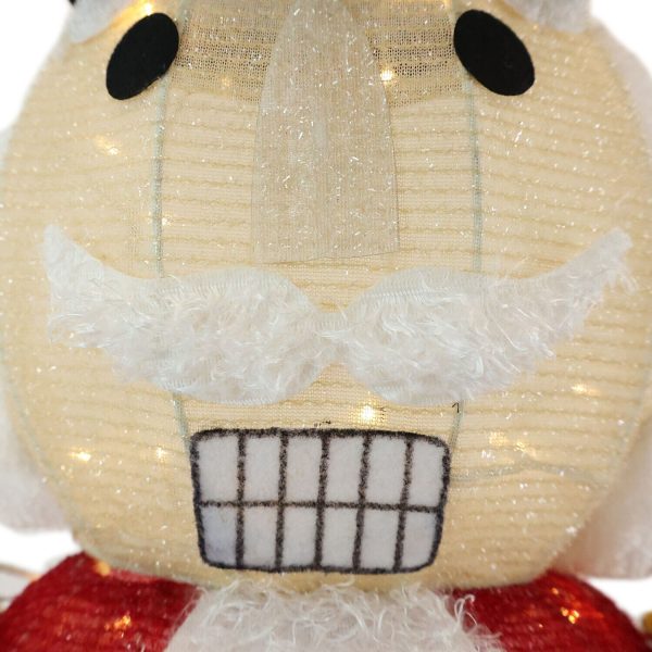 Fraser Hill Farm 72-in Nutcracker Free Standing Decoration with White LED Lights - Image 11