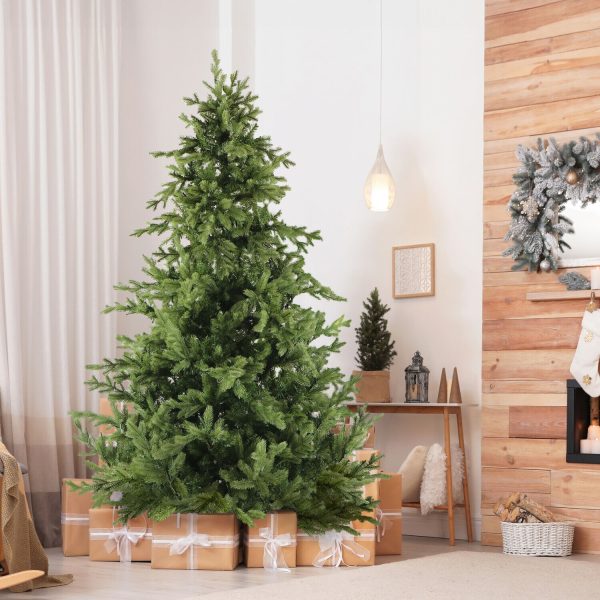 Fraser Hill Farm 7.5-ft Woodside Pine Artificial Christmas Tree - Image 4