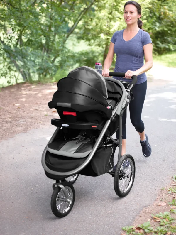 Graco FastAction Fold Jogger Click Connect Travel System   Gotham - Image 3