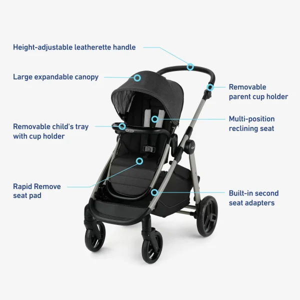 Graco Modes Nest2Grow Stroller   Maison - Image 2
