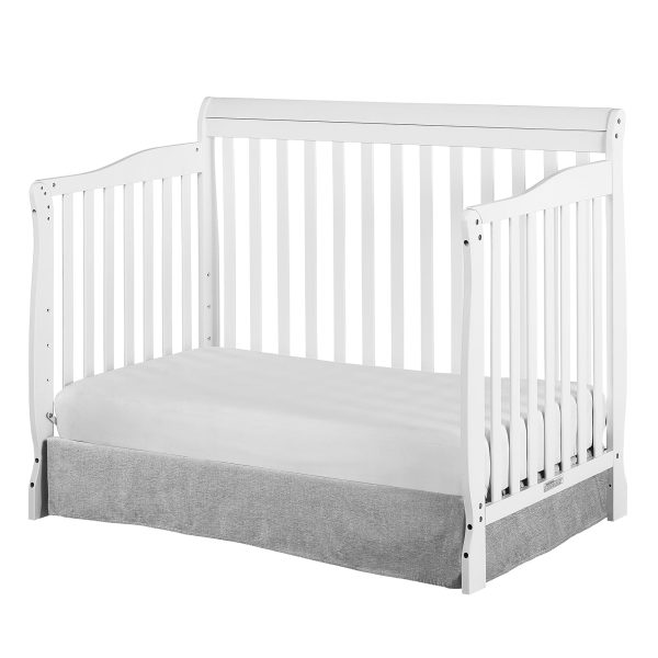 Dream On Me Ashton Convertible 5-in-1 Crib, White - Image 4