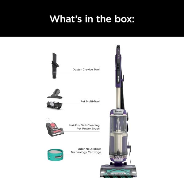 PowerDetect Upright Vacuum with DuoClean Detect Technology, Self-Cleaning Brushroll, and XL Dustcup   Eggplant - Image 21