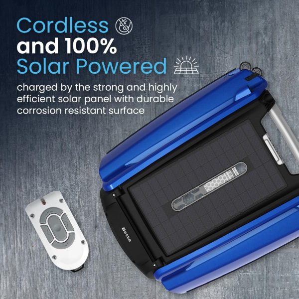 Betta SE Solar Powered Automatic Robotic Pool Skimmer Cleaner, Blue - Image 8
