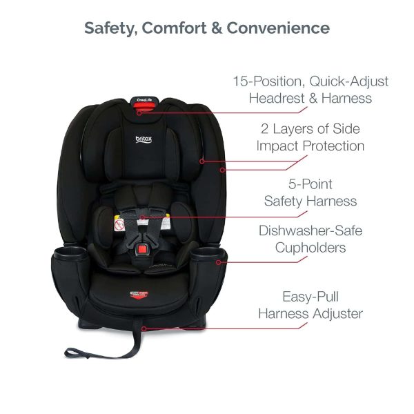Britax One4Life ClickTight All-in-One Car Seat, Eclipse Black - Image 5