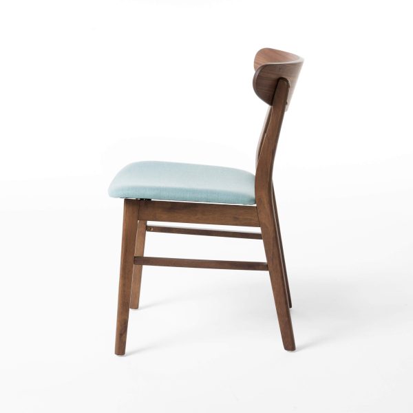 Home Idalia Mid-century Modern Dining Chairs (Set of 4) by  Home, Mint + Walnut - Image 5