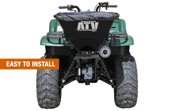Buyers Products ATVS100 ATV Broadcast Spreader, All-Purpose Spreader for Salt, Seed   Fertilizer, 100 lb. Capacity W/ Rain Cover - Image 3