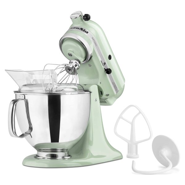 Artisan Series 5 Quart Tilt Head Stand Mixer with Pouring Shield KSM150PS, Pistachio - Image 5