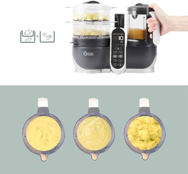 Babymoov Duo Meal Station Food Maker 6 in 1 Food Processor with Steam Cooker - Image 5