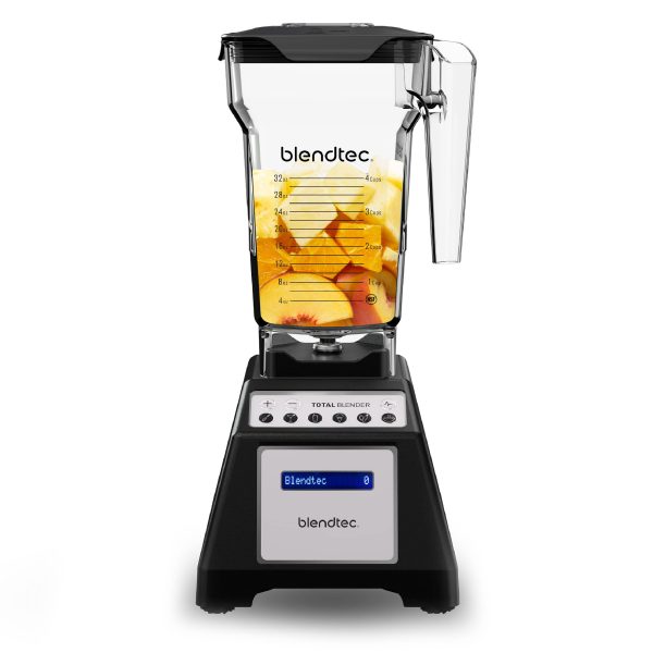 Blendtec Total Blender Classic   Includes FourSide Jar (75 oz)   10-Speed Professional-Grade Countertop Blender, Black