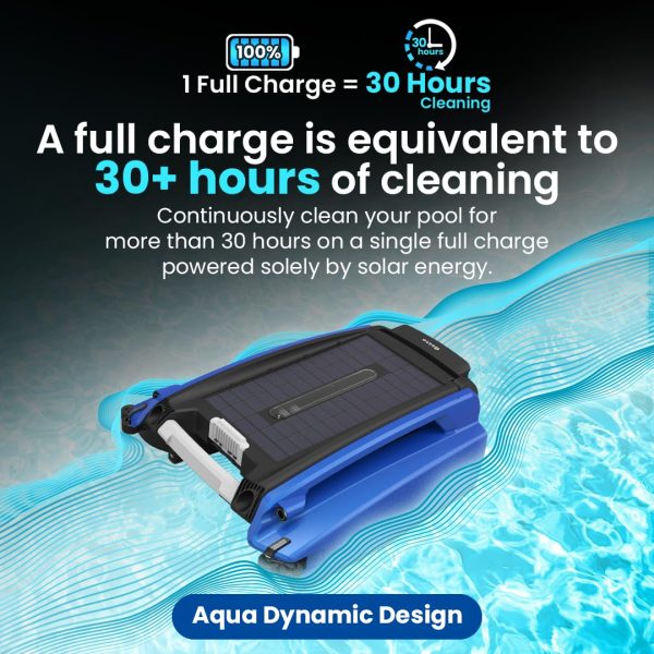 Betta SE Solar Powered Automatic Robotic Pool Skimmer Cleaner, Blue - Image 9