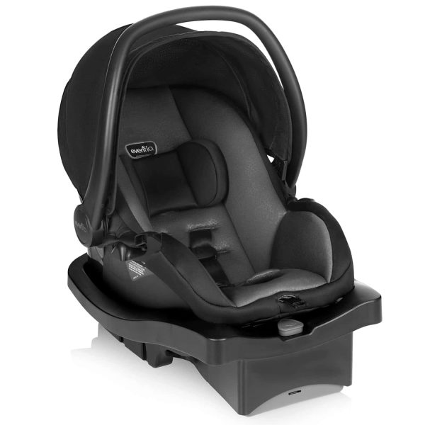 Evenflo LiteMax 35 Infant Car Seat, Lightweight, Extended Use, Belt Lock-Off, Ergonomic Handle - Image 4