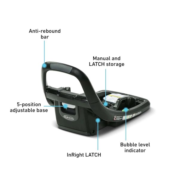 Graco SnugRide SnugFit 35 Infant Car Seat Base, Black - Image 6
