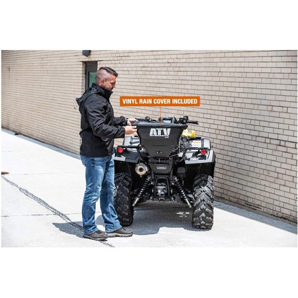 Buyers Products ATVS100 ATV Broadcast Spreader, All-Purpose Spreader for Salt, Seed   Fertilizer, 100 lb. Capacity W/ Rain Cover - Image 8