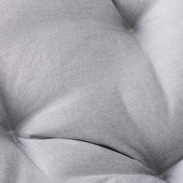 Homes   Gardens Papasan Chair, Grey Linen - Image 3