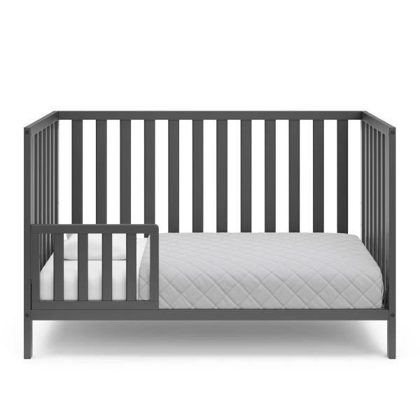 Storkcraft Sunset 4 in 1 Convertible Baby Crib, Gray - Image 6