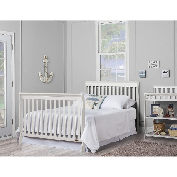 Dream On Me Ashton Convertible 5-in-1 Crib, White - Image 11