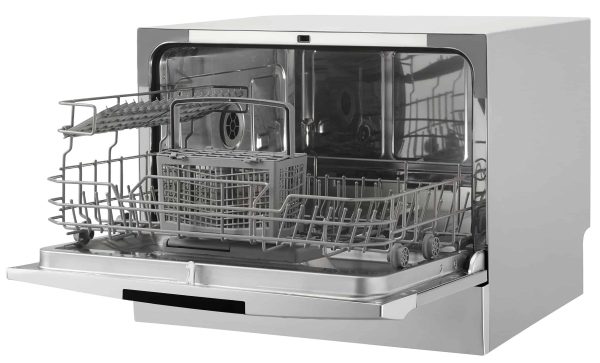 Danby 6 Place Setting Countertop Dishwasher in Silver - Image 4