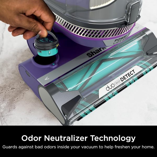 PowerDetect Upright Vacuum with DuoClean Detect Technology, Self-Cleaning Brushroll, and XL Dustcup   Eggplant - Image 15