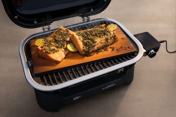 Lumin Compact Outdoor Electric Barbecue Grill, Black - Image 4