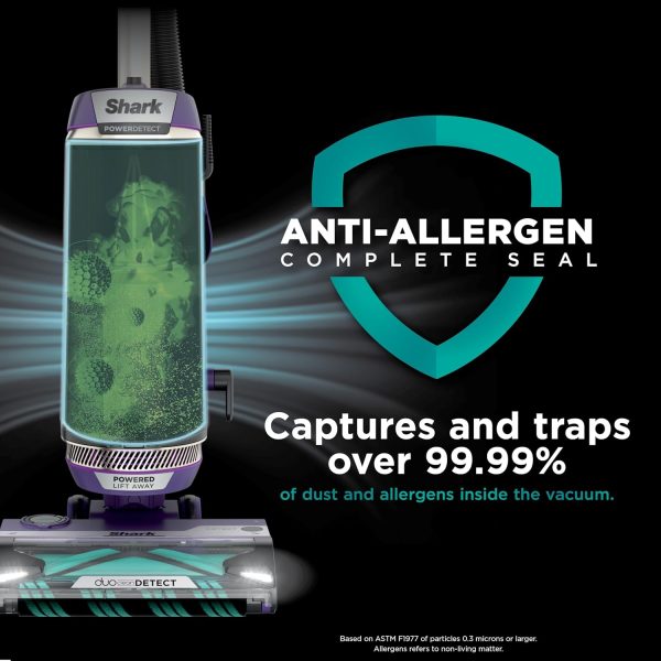 PowerDetect Upright Vacuum with DuoClean Detect Technology, Self-Cleaning Brushroll, and XL Dustcup   Eggplant - Image 7