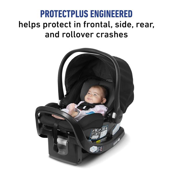 Graco SnugFit 35 Infant Car Seat | Baby Car Seat with Anti Rebound Bar, Gotham - Image 5