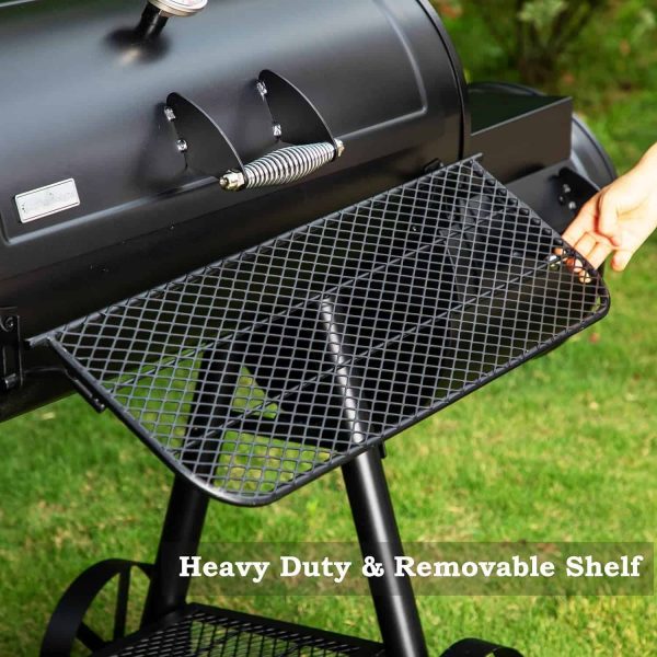 Sophia   William Heavy-Duty Charcoal Smoker Grills Extra Large Outdoor BBQ Gill - Image 5