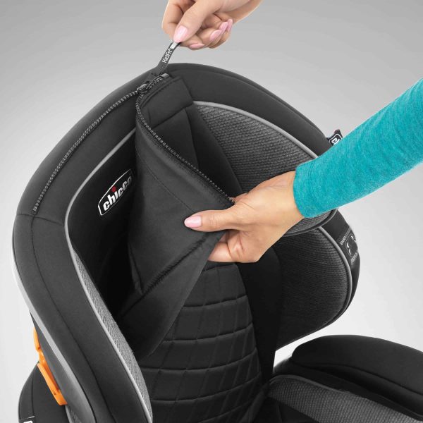 Chicco KidFit Zip Air Plus 2-in-1 Belt Positioning Booster Car Seat   Q Collection - Image 6