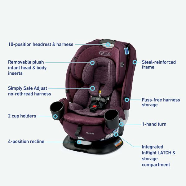Graco Turn2Me 3-in-1 Car Seat, London - Image 2