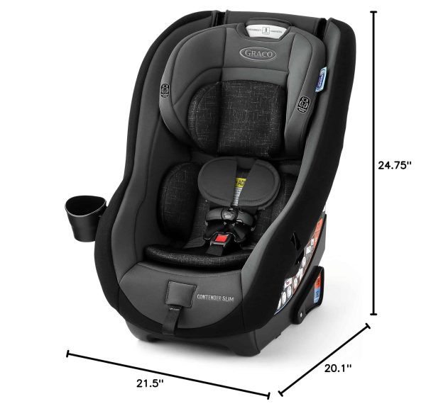 Graco Contender Slim Convertible Car Seat, West Point - Image 2