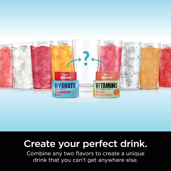 Thirsti Drink System, Soda Maker, Create Unique Sparkling   Still Drinks, Personalize Size   Flavor, Grey - Image 4