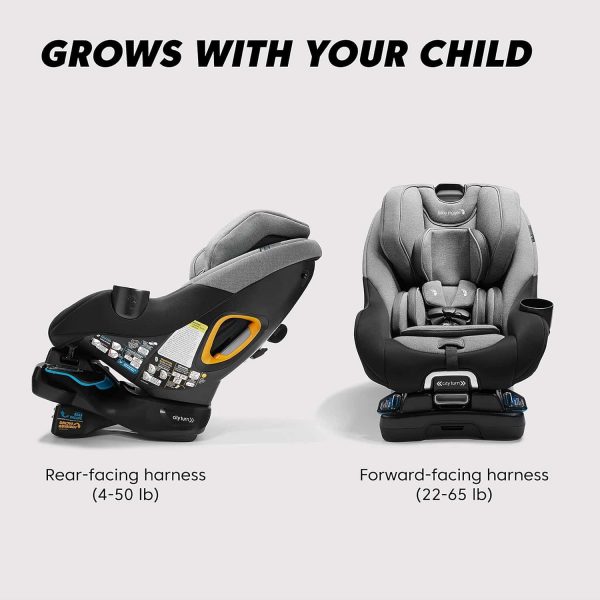 Baby Jogger City Turn Rotating Convertible Car Seat | Unique Turning Car Seat Rotates for Easy in and Out, Pike - Image 5