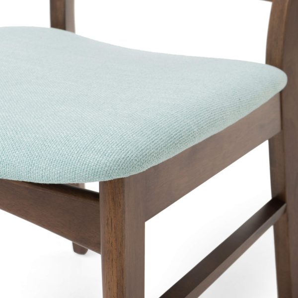 Home Idalia Mid-century Modern Dining Chairs (Set of 4) by  Home, Mint + Walnut - Image 4