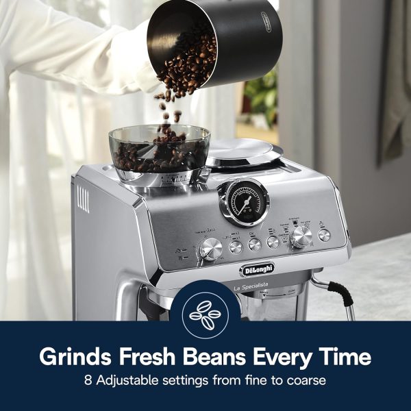 La Specialista Arte Evo Espresso Machine with Cold Brew   Stainless Steel - Image 7