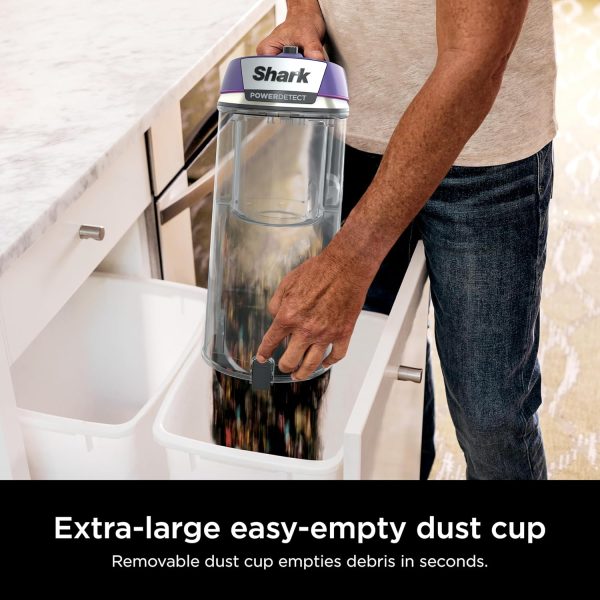 PowerDetect Upright Vacuum with DuoClean Detect Technology, Self-Cleaning Brushroll, and XL Dustcup   Eggplant - Image 6