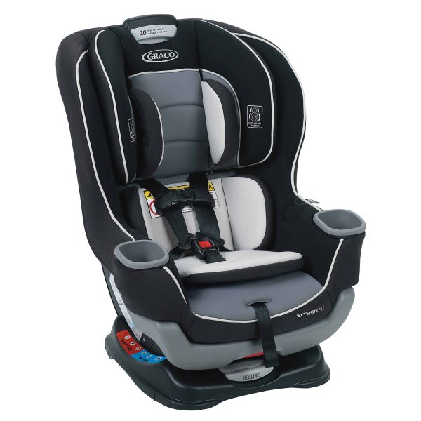 Graco Extend2Fit 2-in-1 Convertible Car Seat, Gotham - Image 2