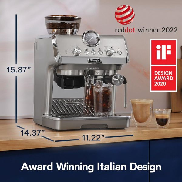 La Specialista Arte Evo Espresso Machine with Cold Brew   Stainless Steel - Image 10