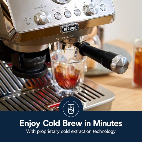 La Specialista Arte Evo Espresso Machine with Cold Brew   Stainless Steel - Image 12