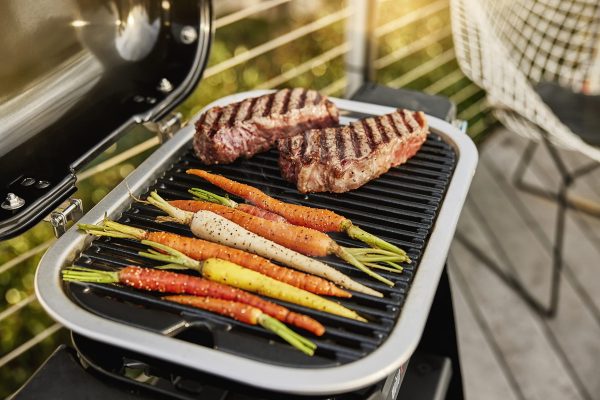 Lumin Compact Outdoor Electric Barbecue Grill, Black - Image 14