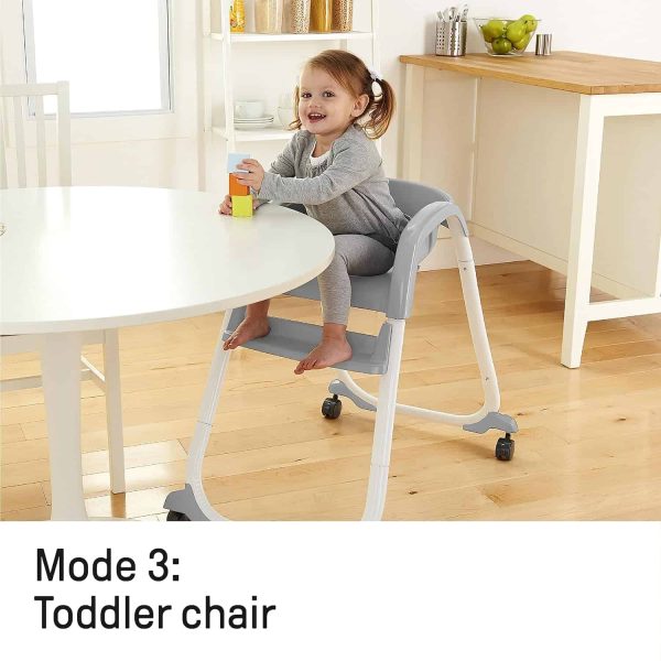 Ingenuity SmartClean Trio Elite 3-in-1 Convertible Baby High Chair, Toddler Chair, and Dining Booster Seat   Slate - Image 6
