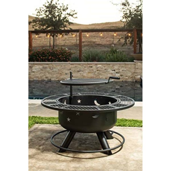 Nightstar 32.7  fire pit with grill - Image 2