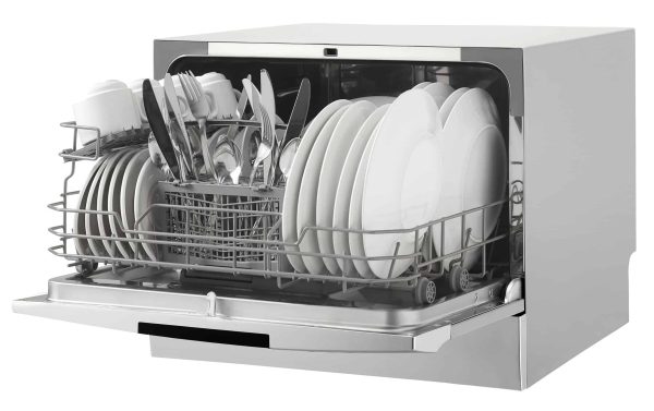 Danby 6 Place Setting Countertop Dishwasher in Silver - Image 2