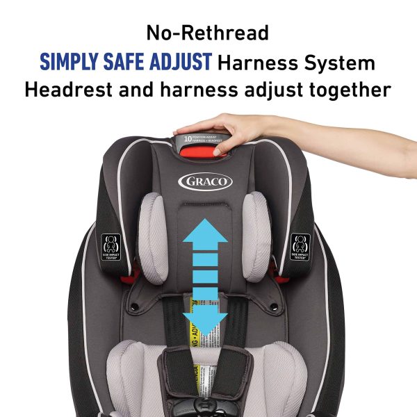 Graco SlimFit 3 in 1 Car Seat -Slim   Comfy Design Saves Space in Your Back Seat, Darcie, One Size - Image 6