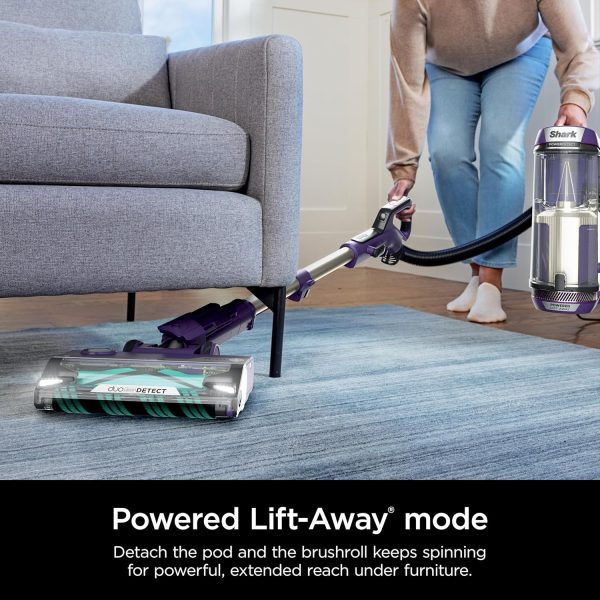 PowerDetect Upright Vacuum with DuoClean Detect Technology, Self-Cleaning Brushroll, and XL Dustcup   Eggplant - Image 16