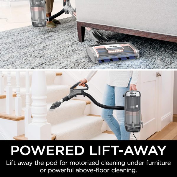 AZ2002 Vertex Powered Lift-Away Upright Vacuum, Silver/Rose Gold - Image 3